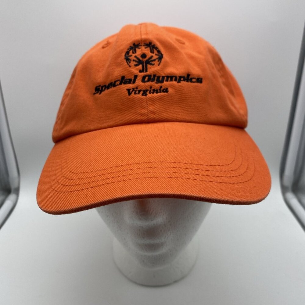 Orange Special Olympics Virginia Hat Cap Strap-back Falcon Headwear